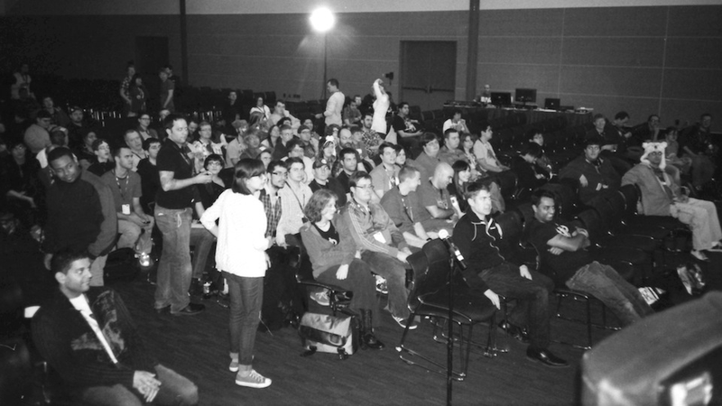Illustration for article titled Remembering PAX East, in Splashes of Black and White